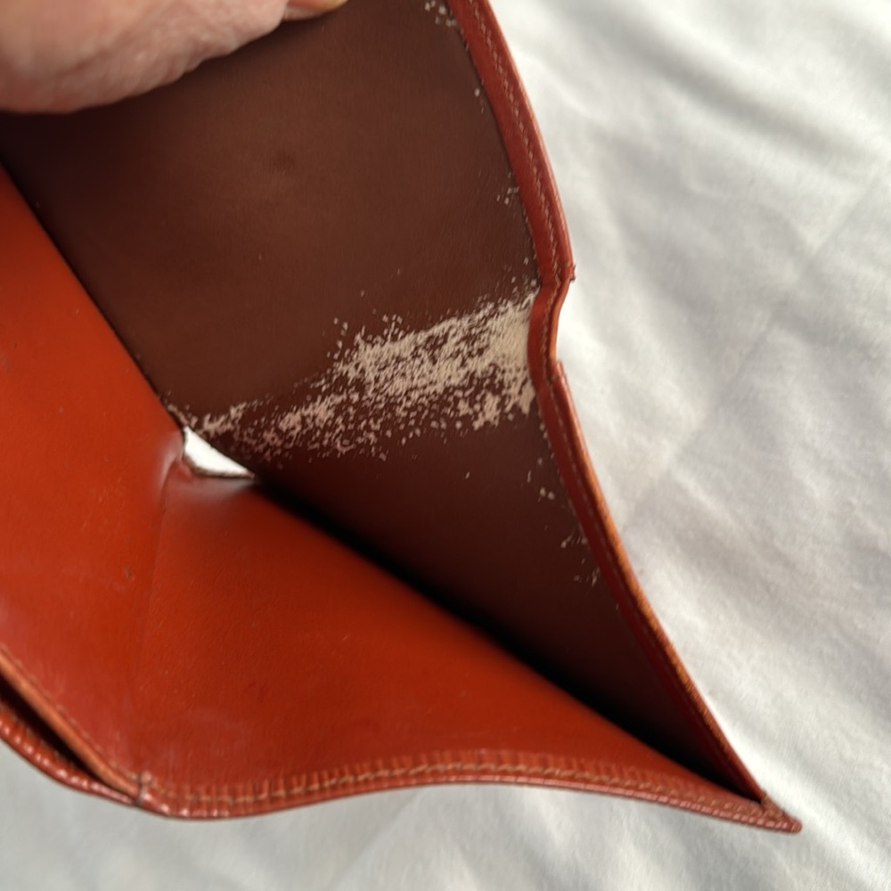 Louis Vuitton Authentic Rust Brown Color Compact … - image 6